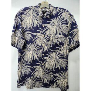 Vintage Polo Jeans Ralph Lauren Hawaiian Shirt Short Sleeves